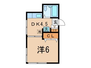 山崎アパートメントの物件間取画像